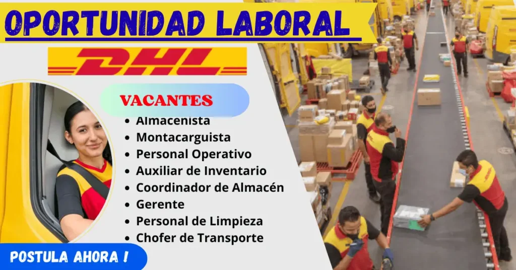 Vacantes en DHL 2026: Oportunidades laborales